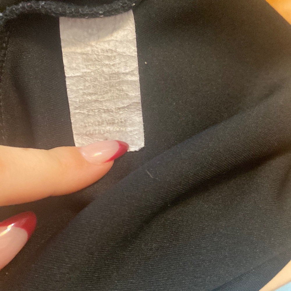 Women’s black thigh length skirt